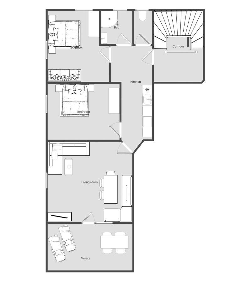 Appartement Gamper Brixen im Thale Buitenkant foto